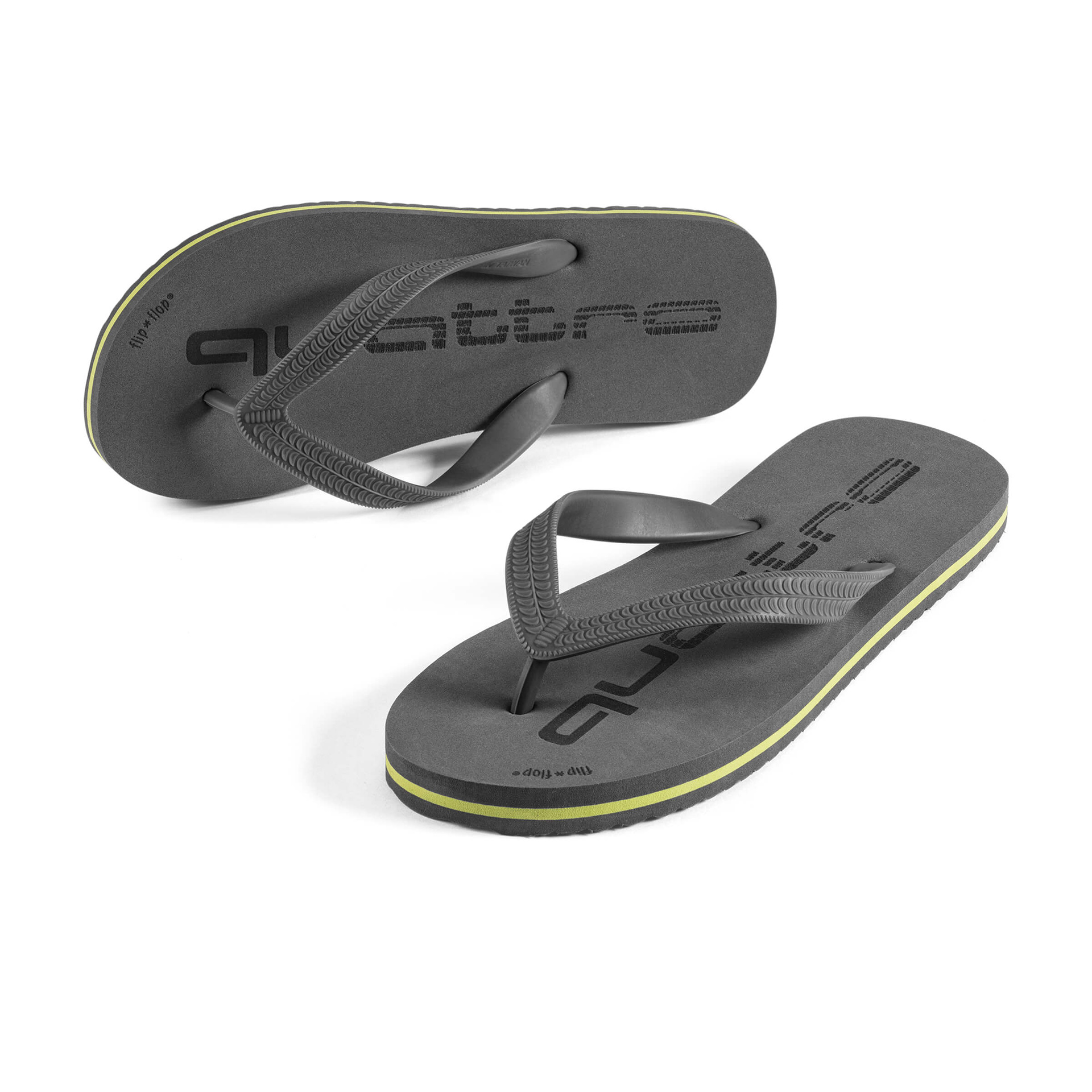 Gray flip flops outlet
